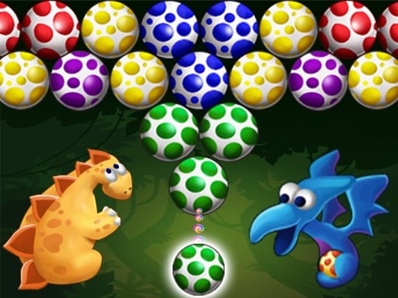 Dino Eggs Bubble Shooter Game Cover