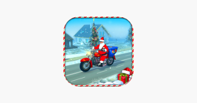 Santa Moto Bike Rider Image