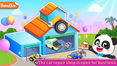 Little Panda's Car Repair Image