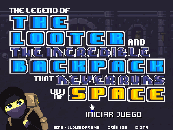 The legend of the looter and the incredible backpack that never runs out of space Game Cover