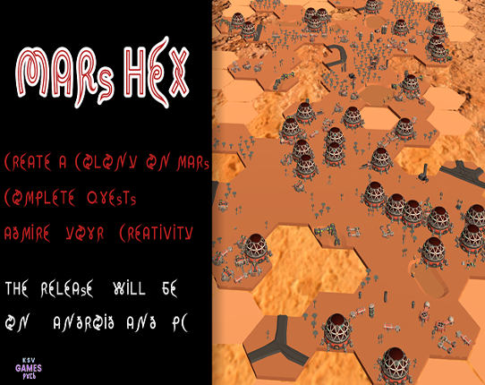 MarsHex - grow your colony on Mars Game Cover