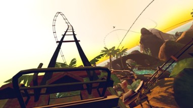 Roller Coaster Sunset VR Image