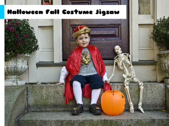 Halloween Fall Costume Jigsaw Game Cover