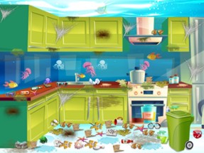 Mermaid Rescue House Cleaning Image