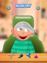 Child game / silver hair cut Image