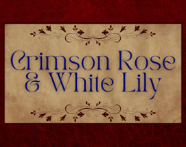 Crimson Rose & White Lily Image