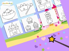 Princess Sticker Games and Activities for Kids Image