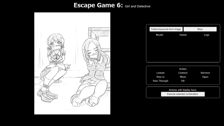 TripleQ Escape Game Remastered: 6 - Detective x Girl Game Cover