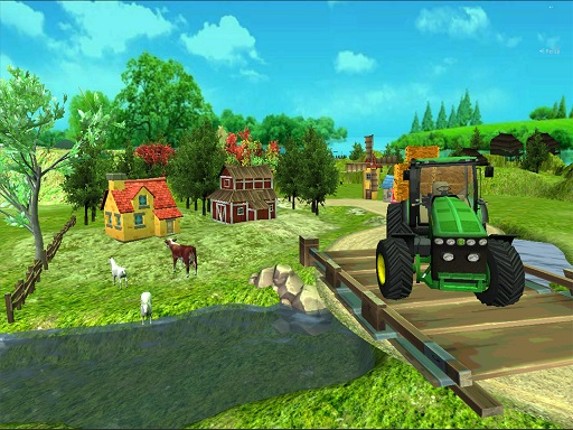 Cargo Tractor Farming Simulation Game Game Cover
