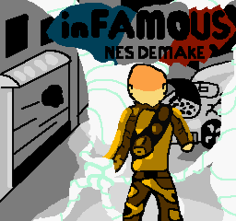 inFamous NES Demake Game Cover