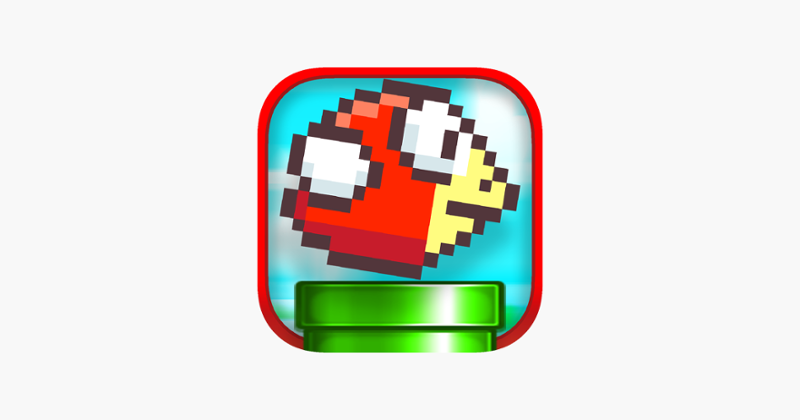Jumpy Red Bird - Tube Hopper Game Cover