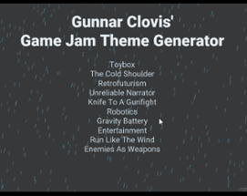 Game Idea / Game Jam Theme Generator Image