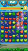 Link Smash Fruits Frenzy : Flowline of Spirit Jungle.Swipe Drawpipe Bump Puzzle Image
