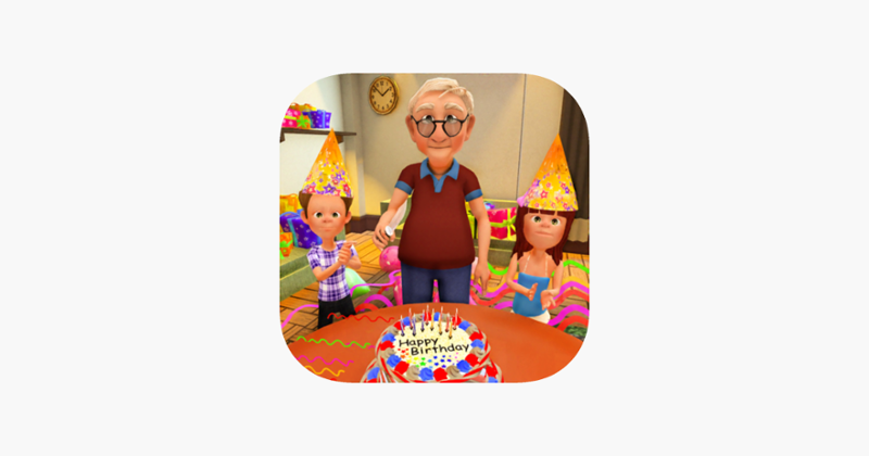 Virtual Grandpa Birthday Party Game Cover