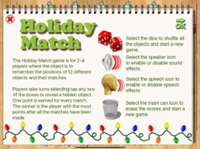 Holiday Match Game Image