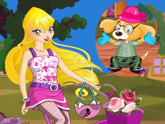 Winx Stella and Puppy Game Cover