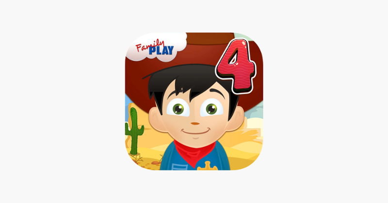 Cowboy Grade 4 Learning Games Game Cover