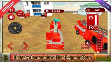 Fire Truck Driving 2016 Adventure – Real Firefighter Simulator with Emergency Parking and Fire Brigade Sirens Image
