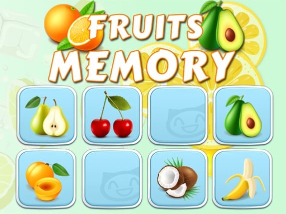 Fruits Memory HTML5 Game Cover
