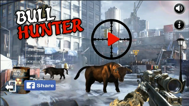 Angry Bull Attack Shooting Game Cover