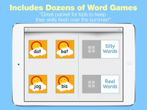 Kindergarten Learning Games - Summer Review for Math and Reading Image