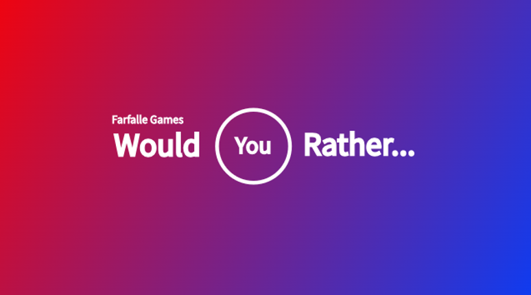 Would You Rather... Game Cover