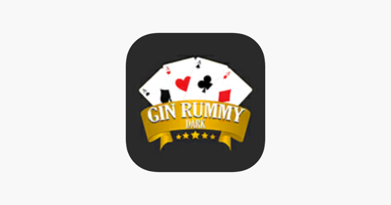 Gin Rummy Card Game Dark Game Cover