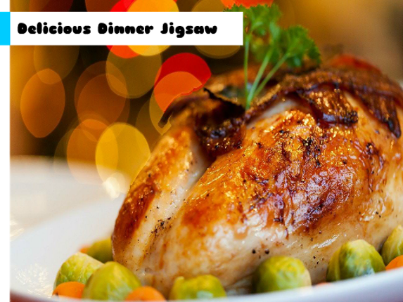 Delicious Dinner Jigsaw Game Cover