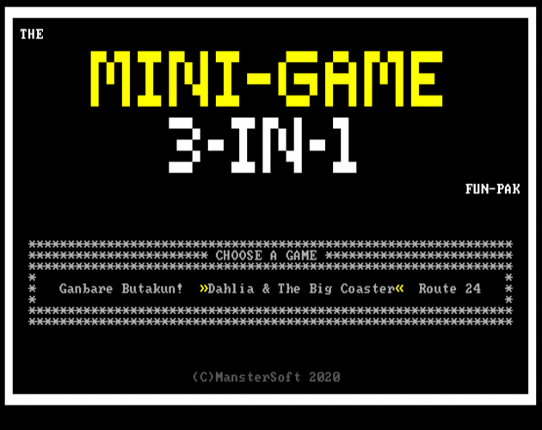 The Mini-Game 3-in-1 Fun-Pak Game Cover